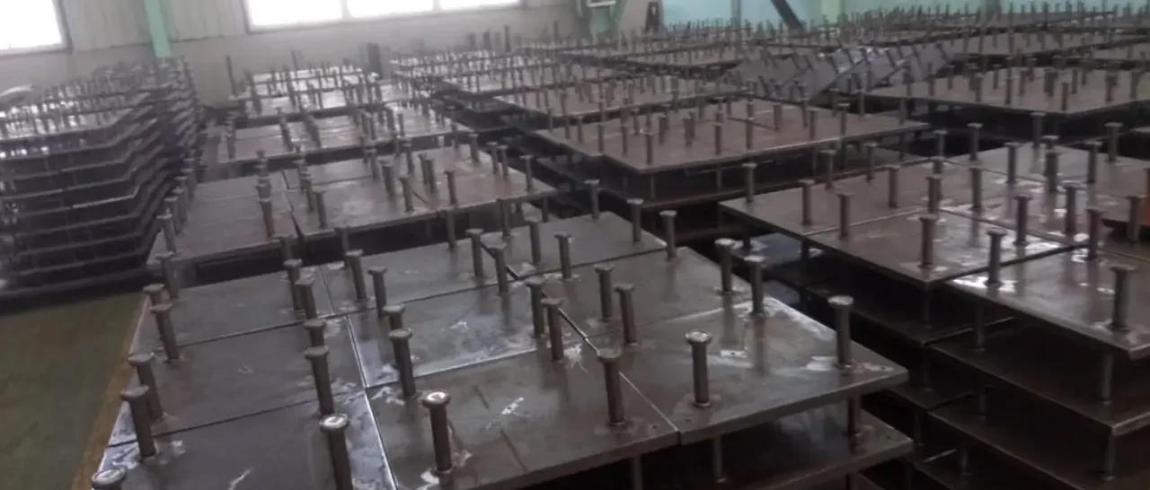 Factory Bulk Production of Pre-fabricated Stud (Shear Stud) Connection Steel Plates