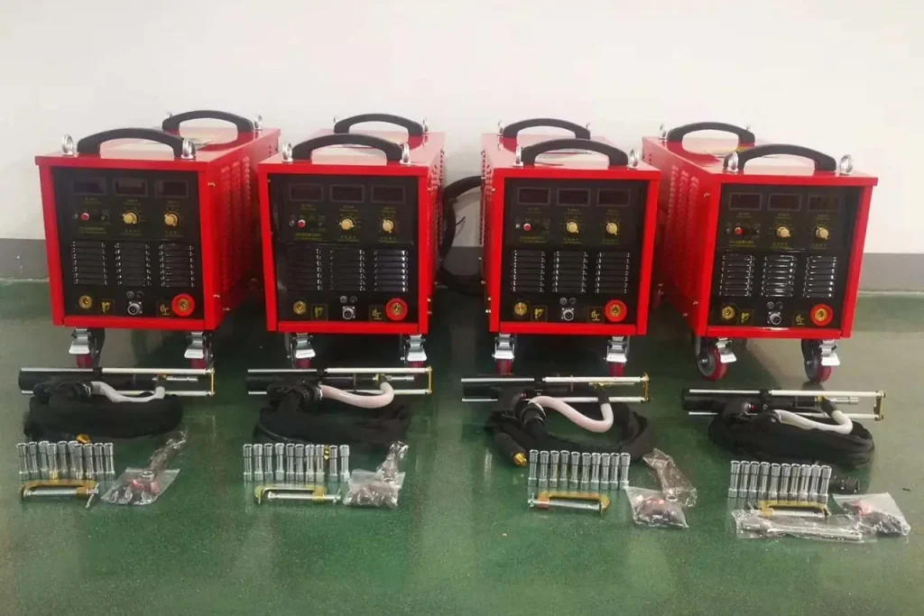 High-Performance CD and ARC Stud Welding Machines with Complete Accessories - Four Units Display